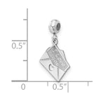 Sterling Silver Rhodium-plated MeMi Love Letter Charm