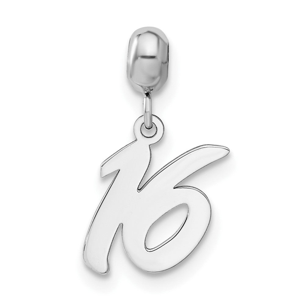 Sterling Silver Rhodium-plated MeMi 16 Charm