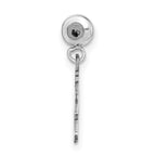 Sterling Silver Rhodium-plated MeMi Rocking Horse Charm