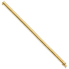 14k Polished 6mm 7 inch Domed Omega Bracelet