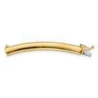 14k 6mm Standard Weight Domed Omega 2 inch Extender for Necklace