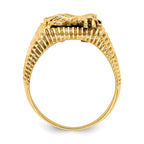 IB Goodman 14k Onyx Eagle Mens Ring