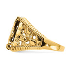 IB Goodman 14k Onyx Eagle Mens Ring
