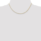 14K 1mm Octagonal Snake with Lobster Clasp Chain