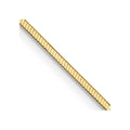 14K 1mm Octagonal Snake with Lobster Clasp Chain