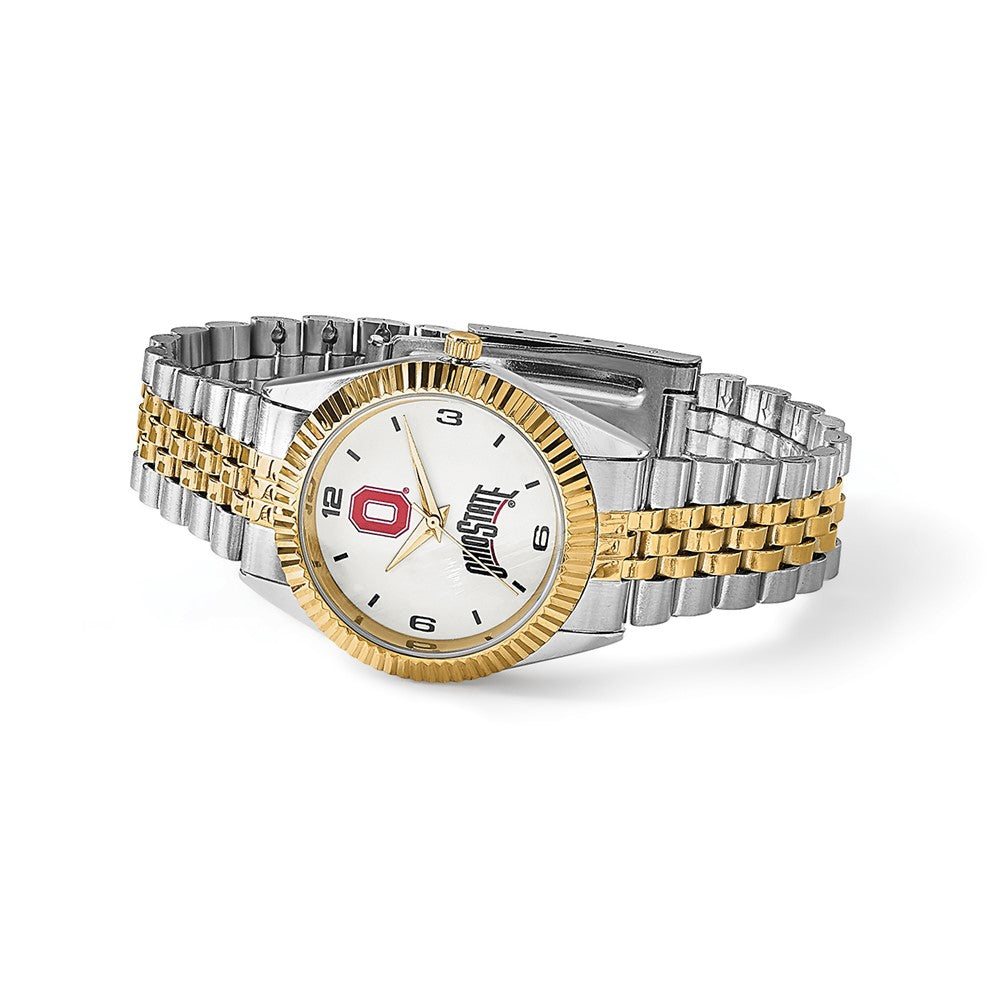 LogoArt Ohio State University Pro Two-tone Gents Quartz Watch