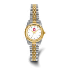 LogoArt Ohio State University Pro Two-tone Ladies Quartz Watch