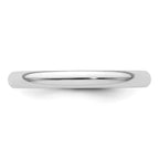 Platinum 2.5mm Comfort-Fit Wedding Band