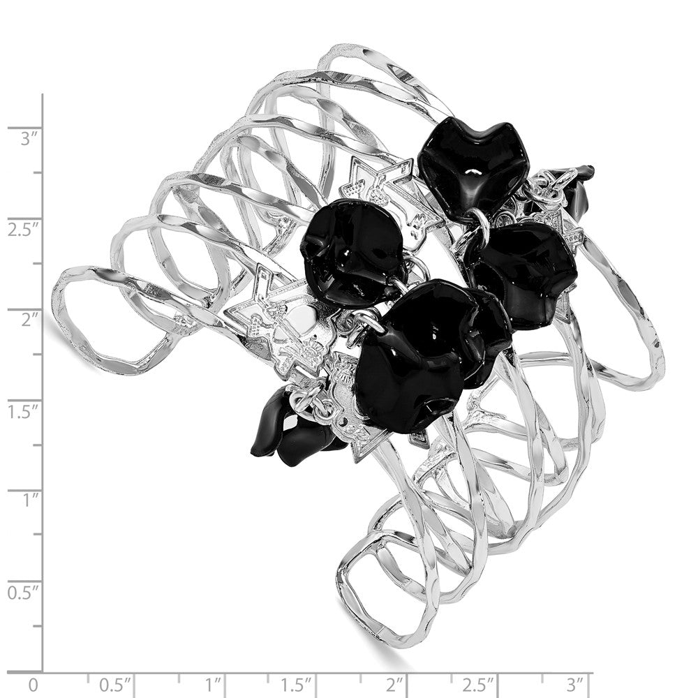 Brass NHL Pittsburgh Penguins Celebration Slip On Bracelet