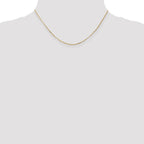 14K .9mm Curb with Spring Ring Clasp Pendant Chain