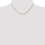 14K 1.4mm Curb with Spring Ring Clasp Pendant Chain