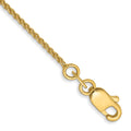 14K 1.05mm Spiga with Lobster Clasp Bracelet