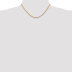 14K 2.5mm Spiga with Lobster Clasp Chain