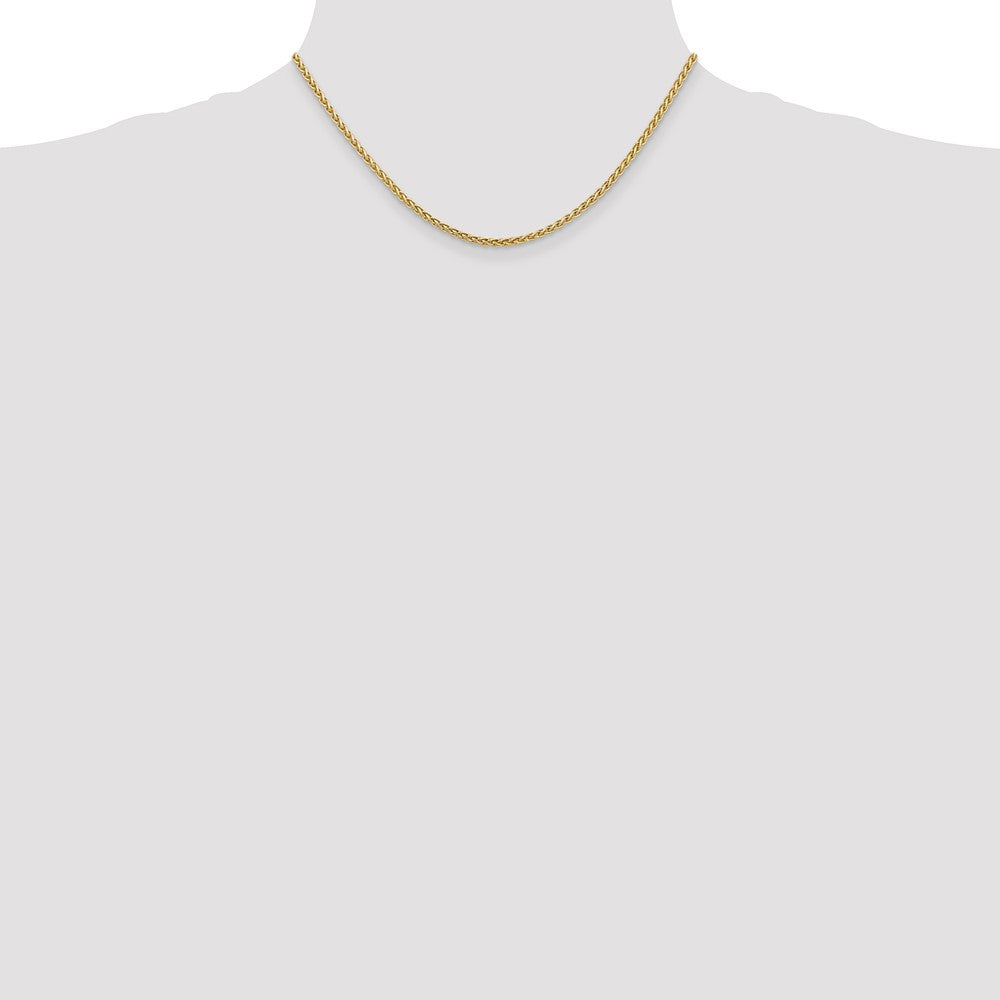 14K 2.5mm Spiga with Lobster Clasp Chain