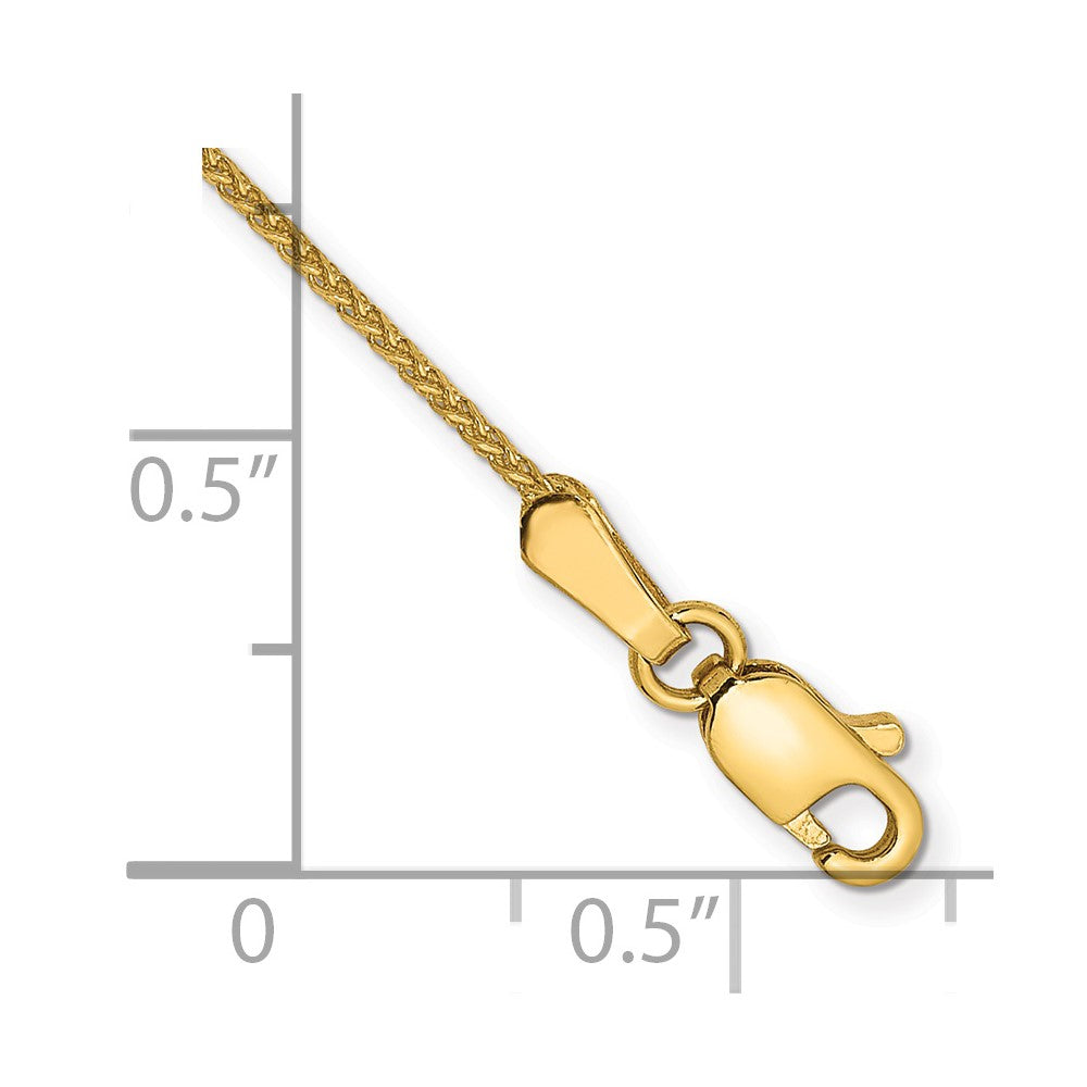14K 1.05mm Diamond-cut Spiga with Lobster Clasp Bracelet