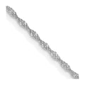 14K White Gold 1.10mm Singapore with Spring Ring Clasp Chain