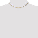 14K .95mm Diamond-cut Cable with Lobster Clasp Chain