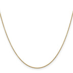 14K .9mm Cable with Spring Ring Clasp Chain