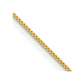 14K .7mm Box with Spring Ring Clasp Chain