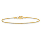 14K 1.25mm Spiga with Lobster Clasp Bracelet