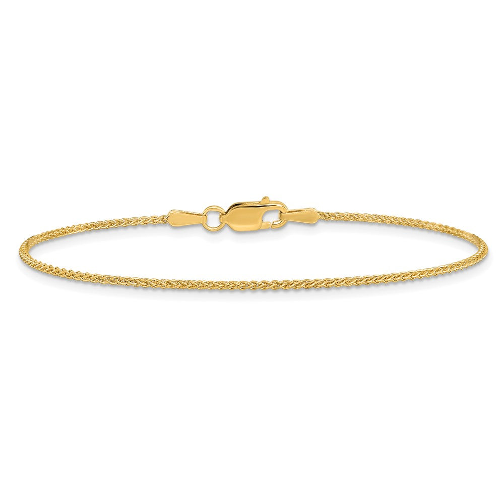 14K 1.25mm Spiga with Lobster Clasp Bracelet