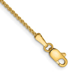 14K 1.25mm Spiga with Lobster Clasp Bracelet