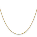 14K 1.2mm Cable with Lobster Clasp Chain