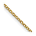 14K 1.4mm Round Open Wide Link Cable with Lobster Clasp Chain