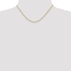 14K 1.6mm Round Open Link Cable with Lobster Clasp Chain