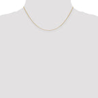 14K .7mm Round Parisian Wheat with Lobster Clasp Chain