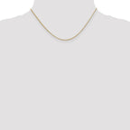14K 1.55mm Rolo with Lobster Clasp Pendant Chain