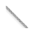 14K White Gold 1.15mm Rolo with Lobster Clasp Pendant Chain