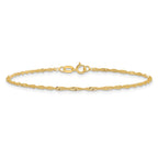 14K 1.40mm Singapore with Spring Ring Clasp Chain