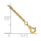 14K 1.40mm Singapore with Spring Ring Clasp Chain