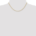 14K 1.3 Heavy Baby Rope with Lobster Clasp Chain