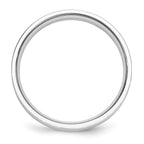 Platinum 5mm Polished Flat Wedding Band