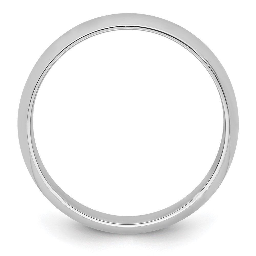 Platinum 6mm Half Round Wedding Band