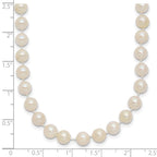 14k 5-6mm White Round Akoya Saltwater Cultured Pearl Necklace