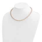 14k 6-7mm White Round Akoya Saltwater Cultured Pearl Necklace