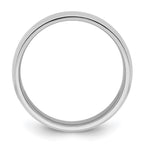 Platinum 8mm Lightweight Comfort-Fit Wedding Band