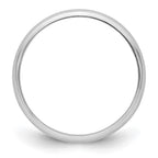 Platinum 3mm Half Round Featherweight Wedding Band