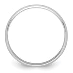 Platinum 4mm Half Round Featherweight Wedding Band