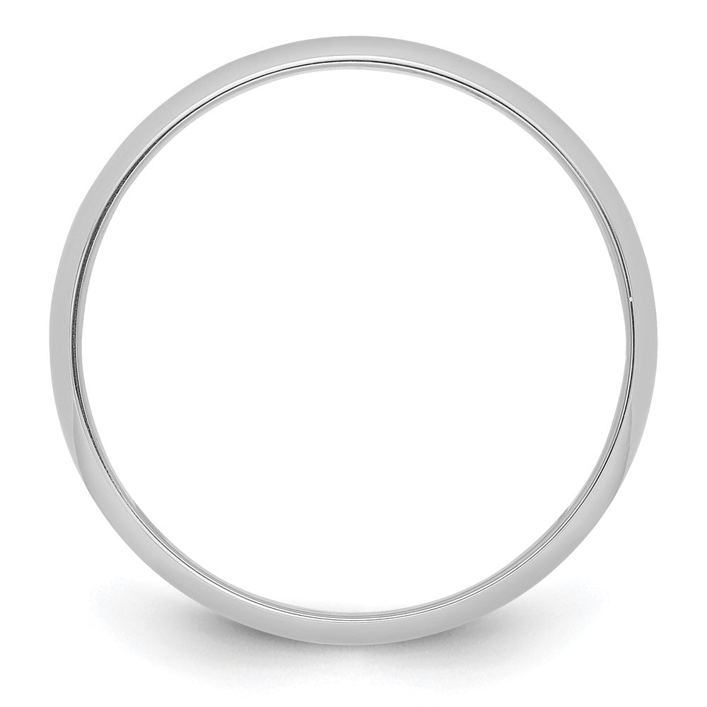 Platinum 5mm Half Round Featherweight Wedding Band