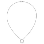 True Origin 14K White Gold 1/2 carat Lab Grown Diamond VS+ F+ Complete 18 in Eternity Pendant Necklace