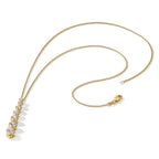 True Origin 14K Yellow Gold 1 carat Lab Grown Diamond VS+ F+ Complete 18 in Eternity Pendant Necklace