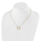 True Origin 14K Yellow Gold 1/4 carat Lab Grown Diamond VS+ F+ 18 in Complete Hexagon Necklace
