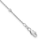 True Origin 14K White Gold 1/2 carat Lab Grown Diamond VS+ F+ Complete 20 Station 20 in Necklace