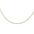 True Origin 14K Yellow Gold 1/2 carat Lab Grown Diamond VS+ F+ Complete 20 Station 20 in Necklace
