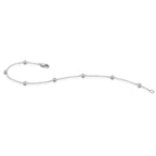 True Origin 14K White Gold 1/2 carat Lab Grown Diamond VS+ F+ Complete 8 Station 8 in Bracelet