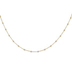 True Origin 14K Yellow Gold 1 carat Lab Grown Diamond VS+ F+ Complete 16 Station 16 in Necklace
